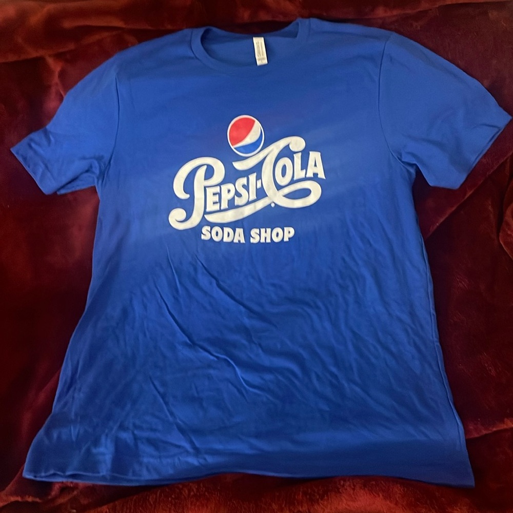 Bella Canvas Blue Pepsi-Cola Soda Shop Tee